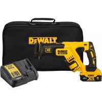 Аккумуляторная сабельная пила DEWALT DCS367P1, 18 В, 2900 ход/мин, 28.6 мм, с АКБ 5 Ач и ЗУ, в сумке (DCS367P1-QW)