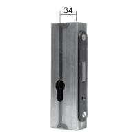 Замок врезной с коробом 15.534.01