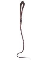 Кочерга кованая с листком конус бронза