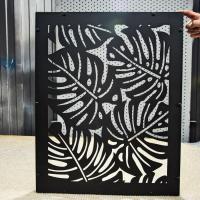 Подстолье металлическое Портал Лофт с панно на заклепках Листва (2 шт)