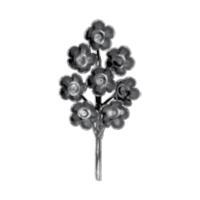 Кованый элемент цветок 14.314.08