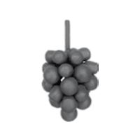 Кованый элемент виноградная гроздь 14.302.02