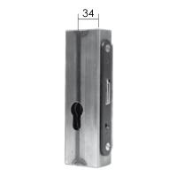 Замок врезной с коробом 15.534.02