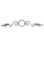 Кованый элемент узор фигурный 02.100-С