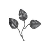 Кованый элемент ветка 14.301.06