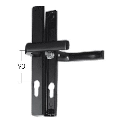 Комплект ручек для дверей с накладками 16.326