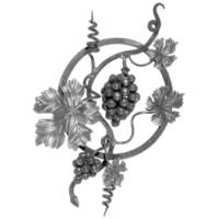 Кованый элемент узор фигурный 03.302.12