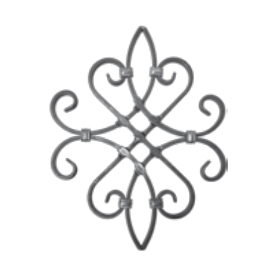 Кованый элемент узор фигурный 03.018