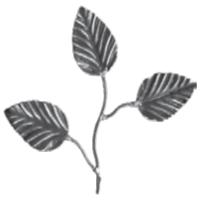 Кованый элемент ветка 14.301.05