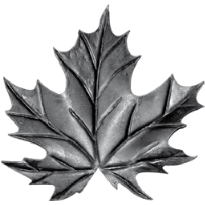 Кованый элемент лист клена 14.319.01