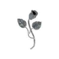 Кованый элемент роза 14.301.08