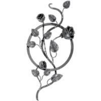 Кованый элемент узор фигурный 03.301.09