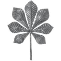 Кованый элемент лист каштана 14.314.01