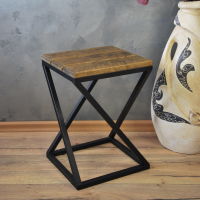 Табурет Монолит цвет черный матовый