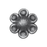 Кованый элемент, цветок 14.303.14