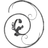 Кованый элемент узор фигурный 02.301.16