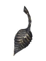 Лист конус ровный патинированный