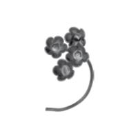 Кованый элемент цветок 14.314.07