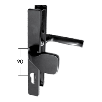 Комплект ручек для дверей с накладками 16.329