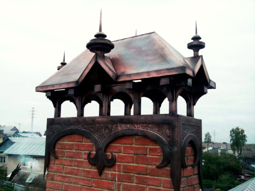 Кованый надымник 9