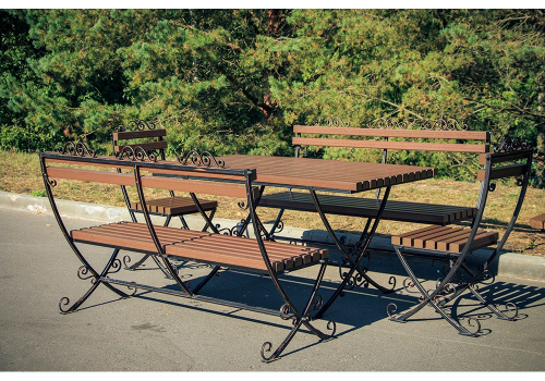 Кованый гарнитур садовый "Премиум"