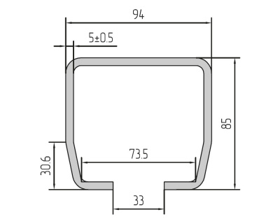 Шина направляющая SG.02.001A (7м)