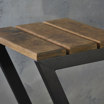 Барный стул Альтус 1 цвет черный матовый