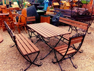 Кованый гарнитур садовый "Премиум"