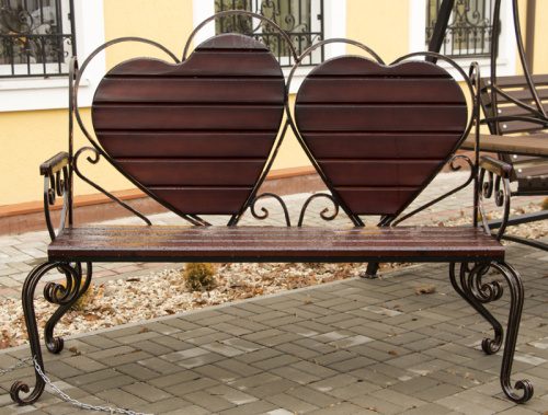 Кованая лавочка 38