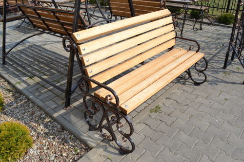 Кованая лавочка 37