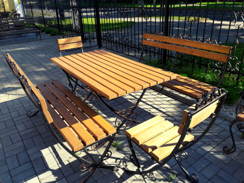 Кованый гарнитур садовый "Премиум"