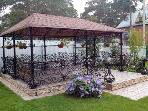 Кованая беседка 26