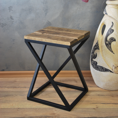 Табурет Монолит цвет черный матовый