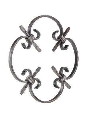 Кованый элемент узор фигурный 03.007-К