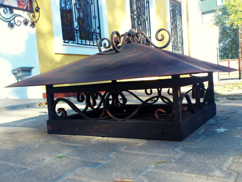 Кованый надымник 10