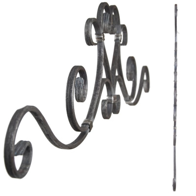 Кованый элемент узор фигурный 52/03 А